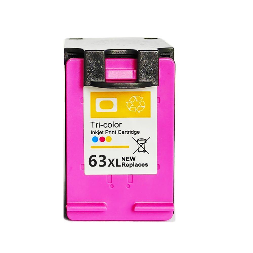 Colorful 63 XL Ink Cartridge For HP OfficeJet 3830 4650 5255 DeskJet 1110 2134