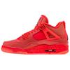 Женские кроссовки Air 4 Retro NRG Hot Punch красные черные Volt AQ9128-600