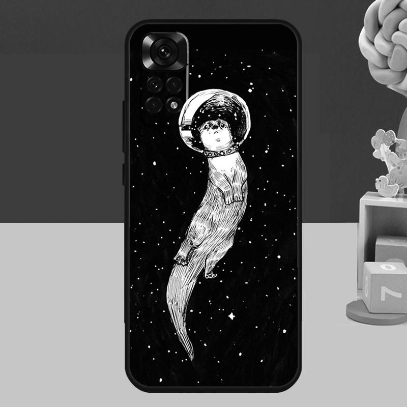 Animal Otter Case For Xiaomi Redmi Note 13 12 11 10 14 15 Pro Plus Redmi 15 C 14C 10C 12C 13C Soft Cover