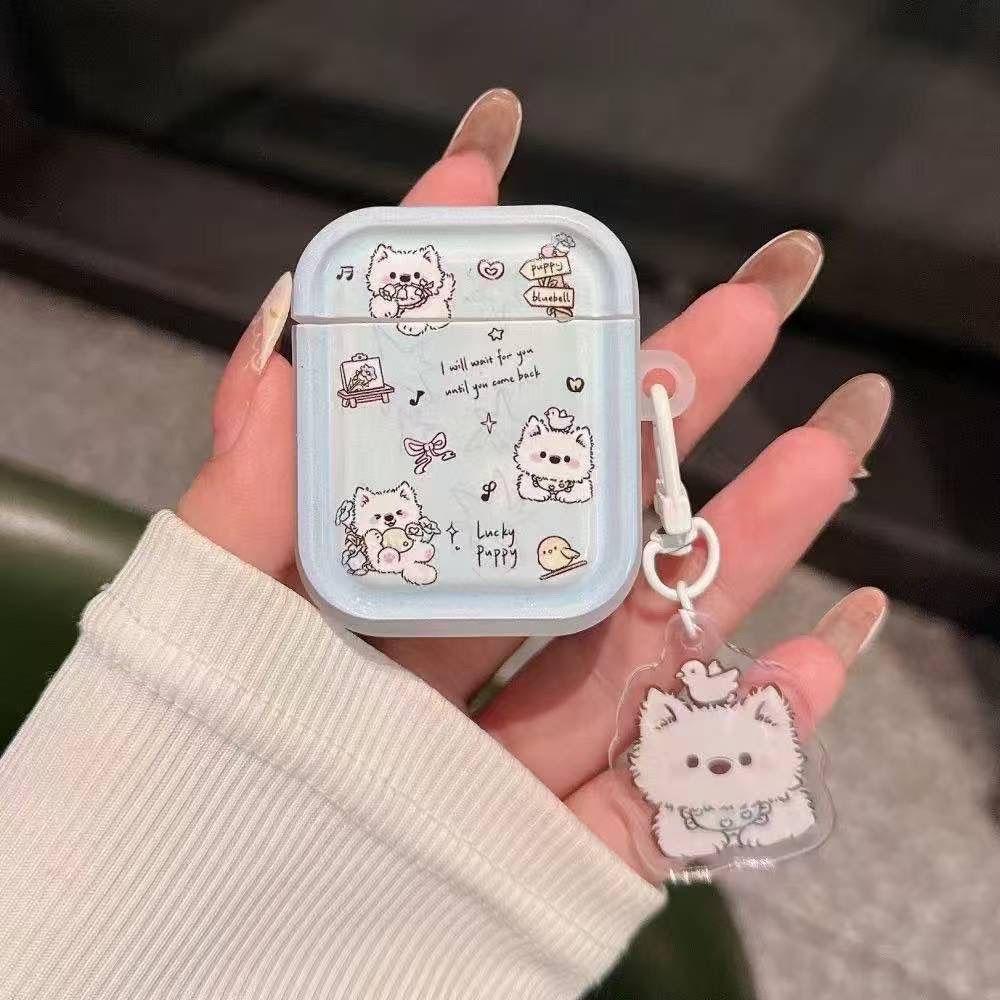 Играющий щенок подходит для чехла на наушники AirPods 1-го поколения, чехла Bluetooth для AirPods Pro 1-го поколения