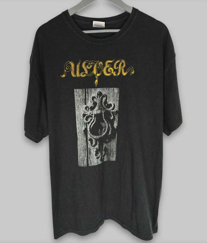 Ulver Band Black Metal Rare Hanes T-Shirt Black Cotton