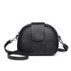 Cowhide Women'S Bag First Layer Cowhide Women'S Small Round Bag Shoulder Messenger Bag Women'S Genuine Leather Small Shell