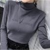 Winter Warm Women Turtleneck Pullovers Thick Bottoming Shirt for Women Warm Blouse Winter