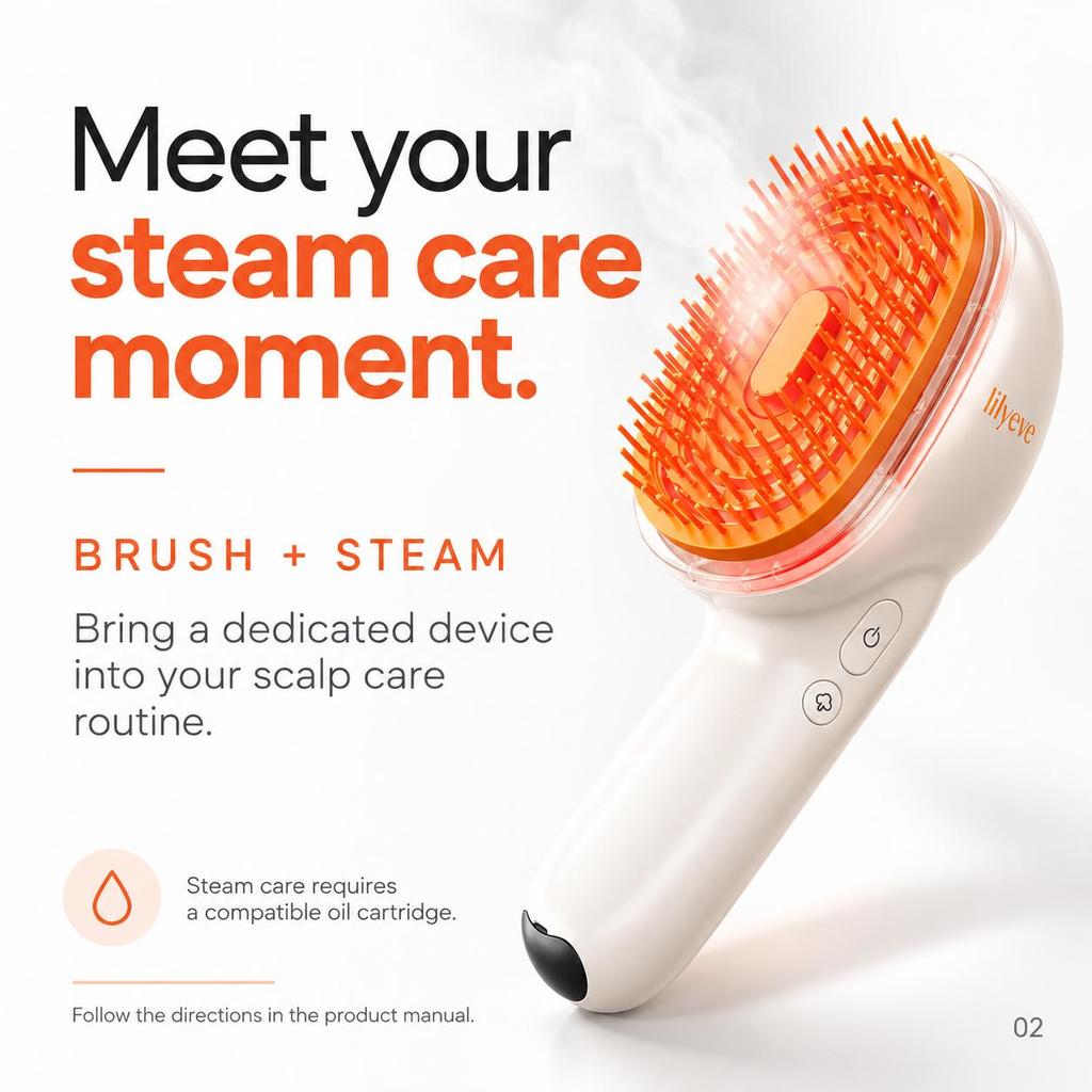 lilyeve Grow:Turn Grow-Turn Brush Steam Booster