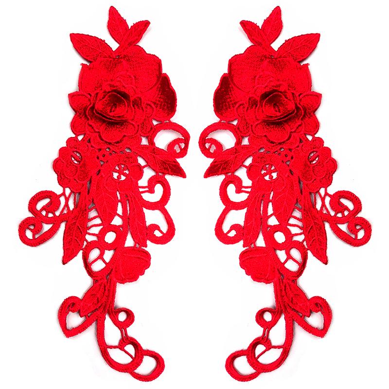 3D водорастворимая кружевная цветочная аппликация для аксессуаров одежды своими руками