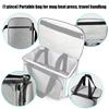 Stylish Travel Storage Bag For Mug Press Machines Craft Supplies Polyester Storage Bag with Removable Padding