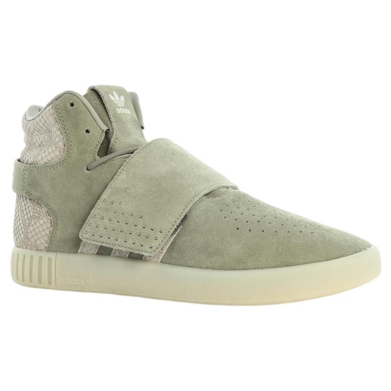 Adidas Tubular Invader Strap Dark Green Men Sneakers Trace-cargo Sesame BB8391