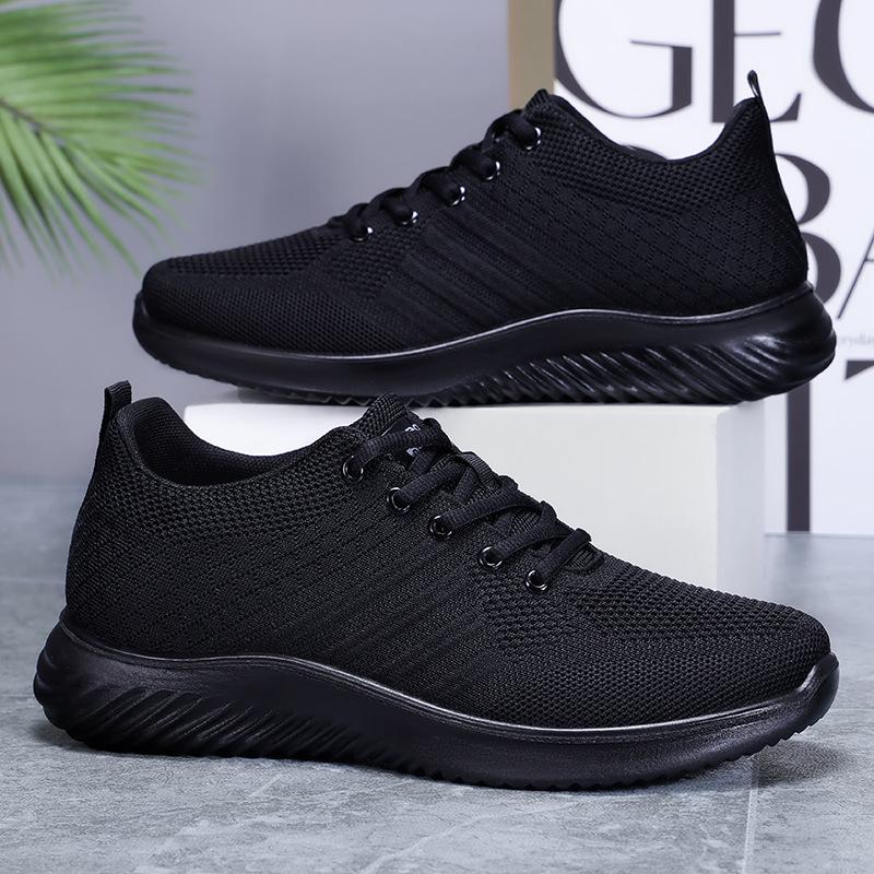 Shoes men's shoes new lightweight sports shoes fly-woven breathable non-smelly feet casual shoes men's shoes