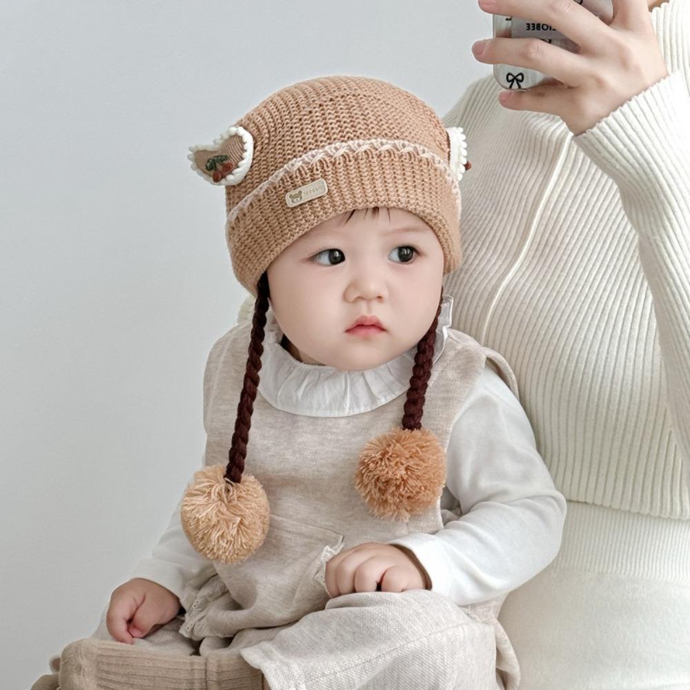 Warm Ear Protection Hat Thickned Pullover Hat Fashion Earflap Hats for Baby