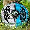 Medieval Viking Shield  Valhalla Inspired Raven Viking Shield  Battle Ready Norse  Cosplay Shield For Wall Decor