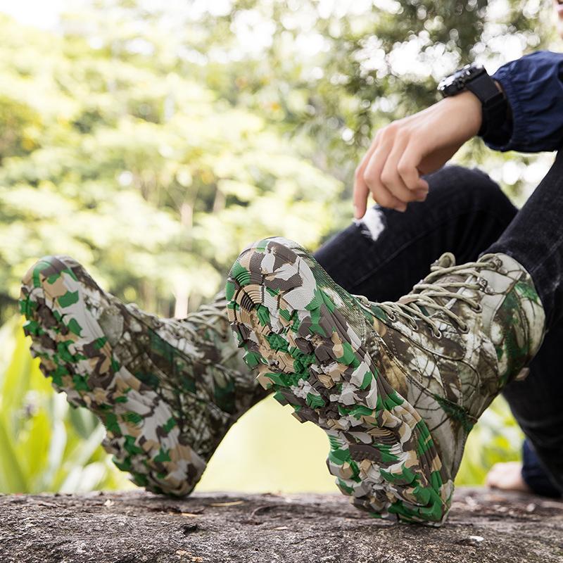 Мужские ботинки Desert, мужские повседневные высокие армейские ботинки, большие размеры, камуфляж, хаки, походная обувь для джунглей