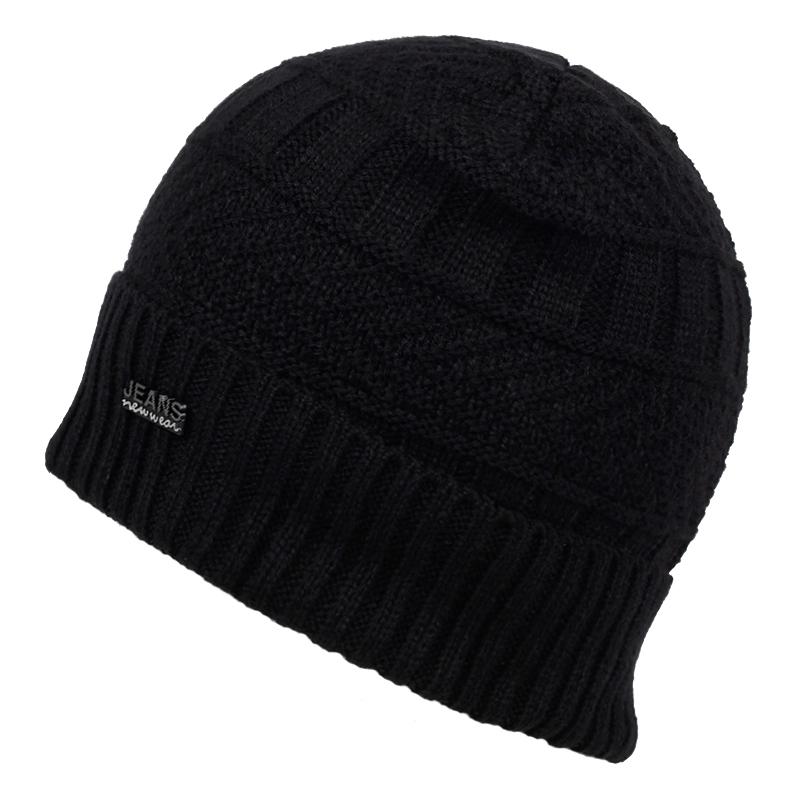 Fashion Wool Hat Autumn and Winter Plus Velvet Thick Warm Hats Hip Hop Outdoor Wild Cap Old Man Cold Caps