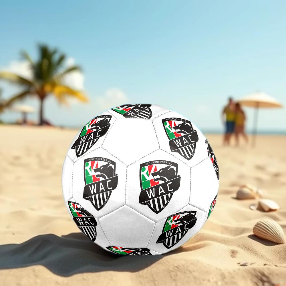 Wolfsberger AC Soccer Ball, colorful, suitable for all ages, machine-stitched, PVC material, competition grade, durable and high bounce