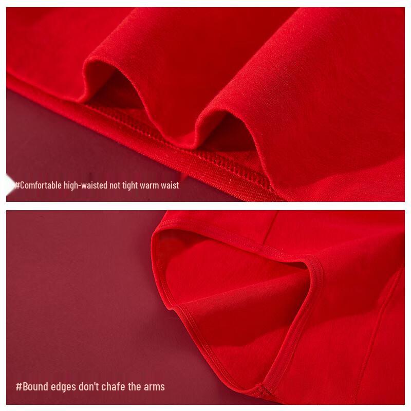 Urban Lady Women's Lucky Red Cotton High-Waist Briefs 4-Pack