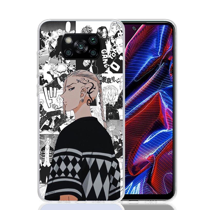 Чехол для телефона Аниме Токио Мстители Для Xiaomi Poco X7 X6 X5 Pro F7 Ultra Redmi 15C 15 13 13C 12 12C 10 10A 10C 9 9A 9C 9T Обложка Po