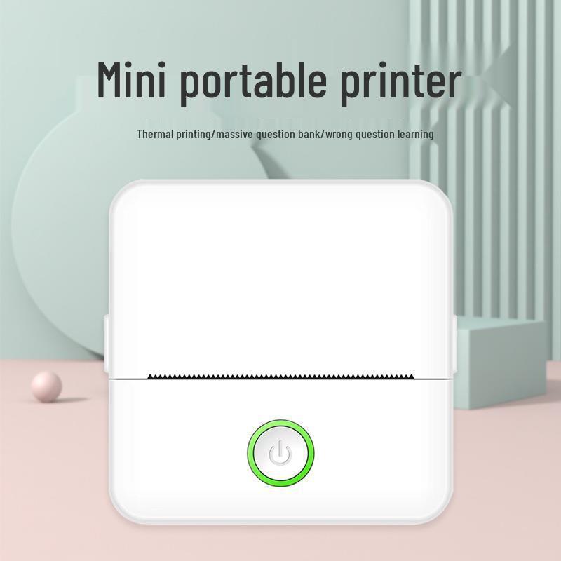 Portable Mini Bluetooth Thermal Printer for Students - Photo & Data Labels