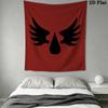 Blood Angels cool Wall Tapestry Aesthetic Wall Hanging Printed Fabric Blanket Decorative Tapestries for Bedroom Living Room Home Decor
