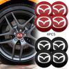 4 шт. 56 мм Для Mazda 3 6 2 626 CX5 CX 5 CX3 RX8 MX3 MX5 Atenza Axela Аксессуары Колпачки ступицы колеса автомобиля Наклейки Значки Декали