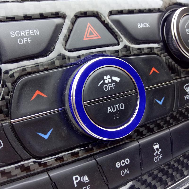 Grand Cherokee Короткая консоль автомобиля Ручка кондиционера Отделка из алюминиевого сплава