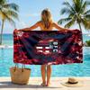 Bologna FC print Quick Dry Beach Towel Microfiber Absorbent Portable Travel Swimming Towel