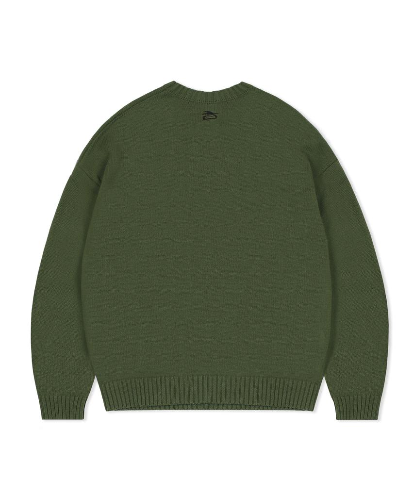 XTONZ Xf002 Cat World Pullover Knit (Khaki)