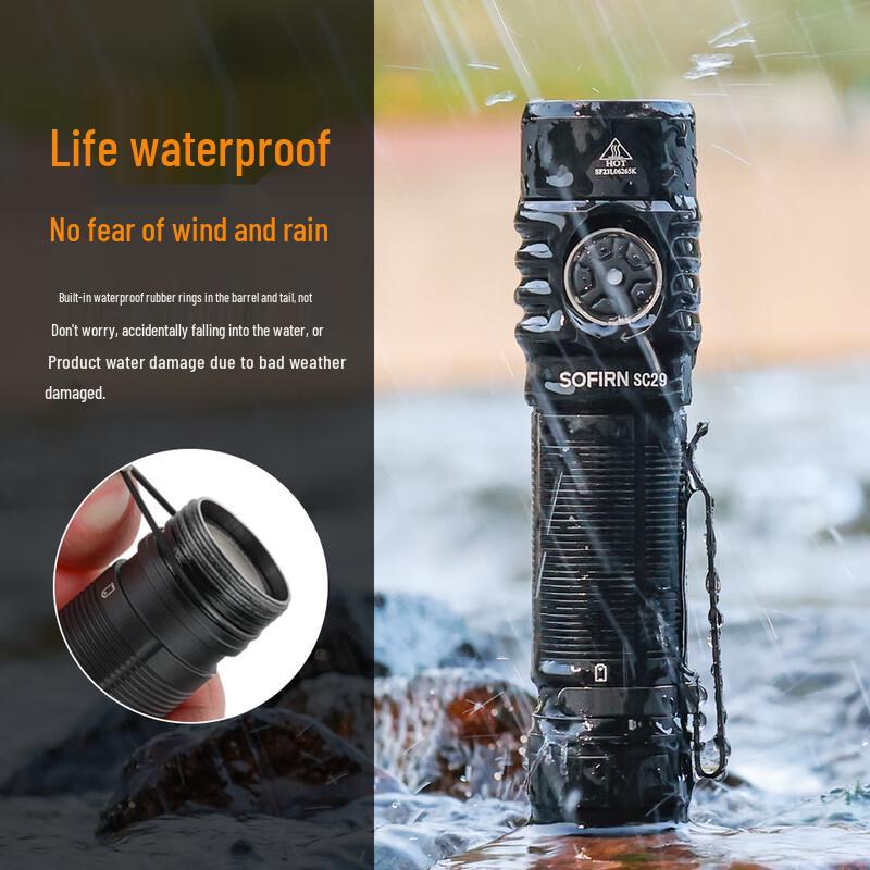 Sofirn SC29 Rechargeable High-Power LED Flashlight