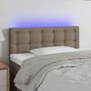 VidaXL LED Headboard Bedroom Furniture Single Bed Accessory Headboard Interior Taupe 3122024