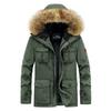 Men's Autumn and Winter Old Cotton-padded Jacket Men's Padded Wool Collar Winter Graphene Cotton-padded Clothes