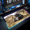 Metal Slug Игровой коврик для мыши RGB Большой светодиодный коврик Настольный коврик для ПК Светящийся коврик для мыши Большие коврики для клавиатуры Настольный ковер с подсветкой