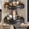 Triangle Bathroom Storage Rack - Towel Holder, Toilet Organizer, Punch-Free Installation