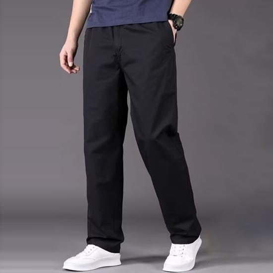 Мужские брюки-карго, прямые, широкие, однотонные, с карманами, застежкой-молнией на пуговицы, гладкие, быстросохнущие, для улицы, длинные брюки