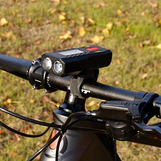 Bike Headlight High Brightness Waterproof Rechargeable Compact Size Multiple Lighting Modes USB Charging Bicycle Front Headlight Bicycle Light