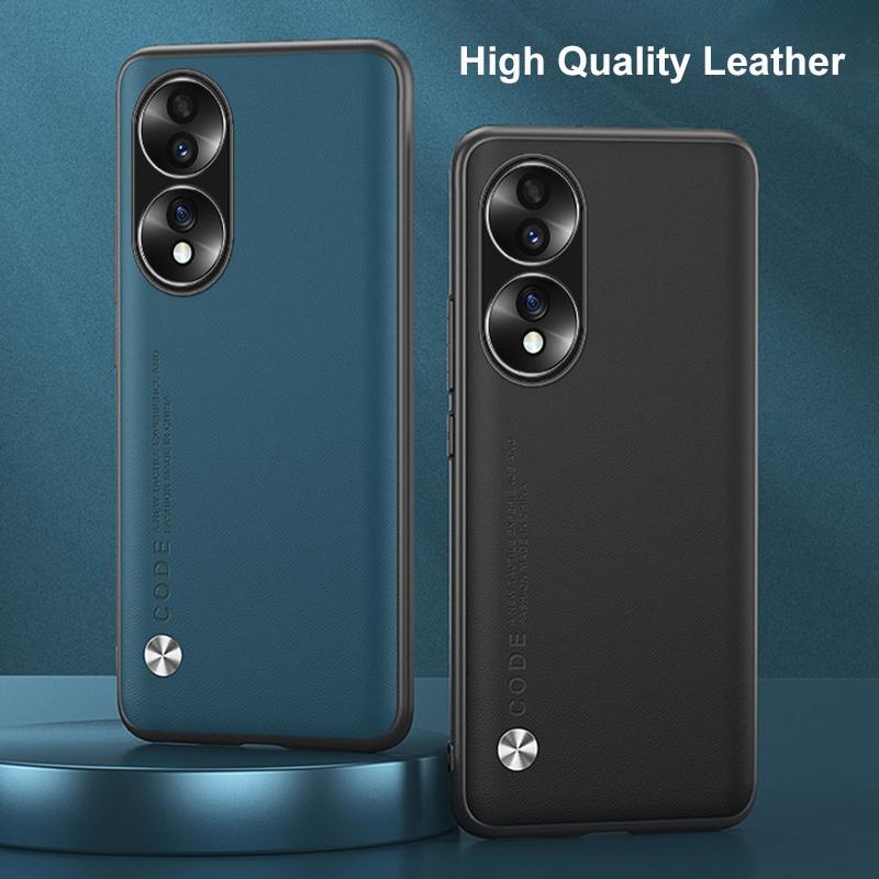 Роскошный чехол из искусственной кожи для Honor 70 80 Pro, деловой силиконовый противоударный защитный чехол для телефона Honor 50 Lite 50 60 Pro