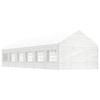 VidaXL Belvedere with White Roof 13.38x4.08x3.22 M Polyethylene, Party Tent, Marquee, Awning Shelter, Pavilion, Tent 3155490