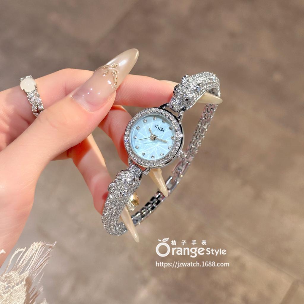 New Women'S Watch With Leather Strap, Exquisite Design, High-End Quartz Watch, Suitable For Women, Women'S Accessories