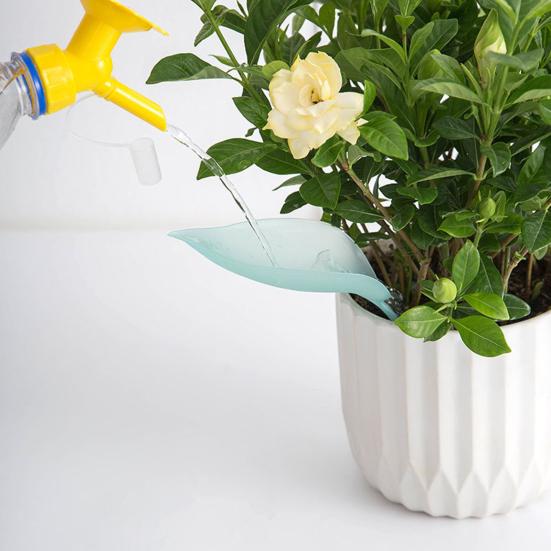 12 шт. поилка для цветов в форме листа самополивающийся вставной горшок для полива шипы легко