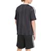 adidas Originals Adicolor FW25 Жаккардовый трикотаж Свободный крой В полоску Круглый вырез Короткий рукав Футболка Мужские Топы KD5830