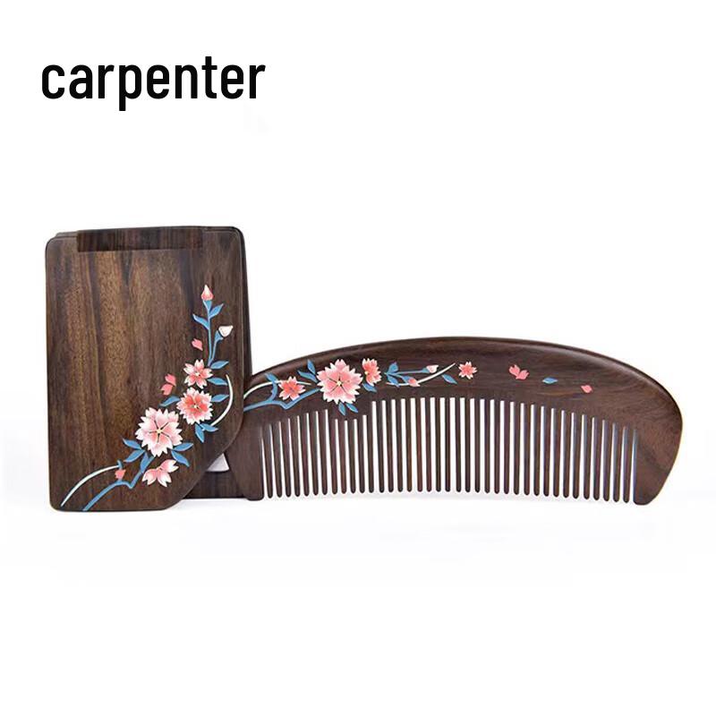 Набор деревянных расчесок для массажа натуральных волос Tan Mujiang