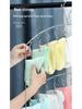 Multi-Layer Stainless Steel Drying Rack with Windproof Hooks for Socks & Underwear