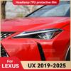 Для LEXUS UX 2019-2025 2024 Защитная пленка для фар автомобиля из прозрачного ТПУ, Пленка для изменения цвета фар