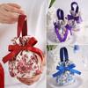 Canvas Flower Hand-painted Creative Candy Pouch Gift Packaging Boxes Drawstring Bag Candy Bag