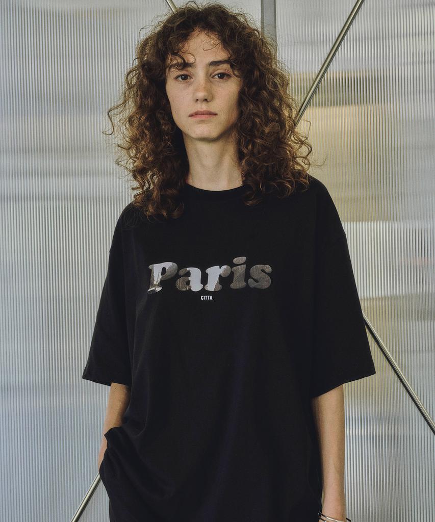 CITTA [City Story]Paris Overfit T-Shirt_Ctt321(Black)