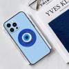 Evil Eyes Case For iPhone 17 Air 15 14 13 12 11 16 Pro Max Mini 15 16 Plus 16e Funda Silicone Cover