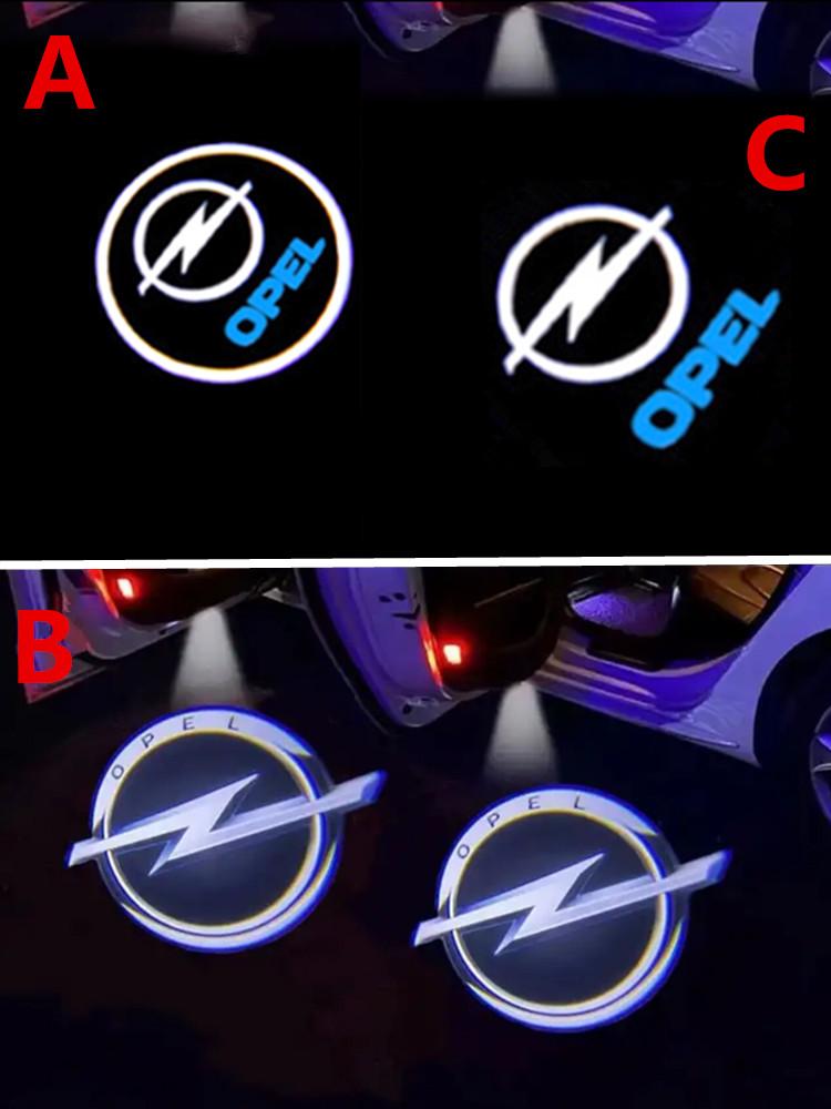 AAAYU1 AAAYQ1 2PCS Led Car Door Welcome Light Laser Logo Projector For Opel Insignia A B 2009-2017
