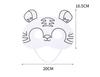 8Pcs Cartoon Animal Painting Mask DIY Graffiti Educational Toys for Kids Birthday Party Favors Kindergarten Prize Pinata Fillers