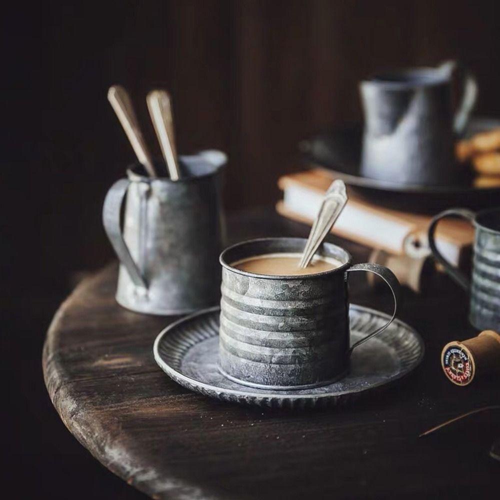 Ретро Круглая Тарелка для Хранения из Старого Железа с Ручкой, Декоративный Поднос, Подносы для Хлеба, Винтажная Железная Тарелка