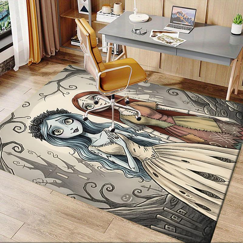 Corpse Bride Charming Office Chair Mat: Perfect for Home Decor, Office Use, and Gift Giving - Fits Various Rooms Including Bedrooms and Livi