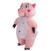 Inflatable Costume Pink Pig Blow Up Halloween Cosplay Dress Jumpsuit Costume For Adults Blow Up Costume Inflatable Doll Costume
