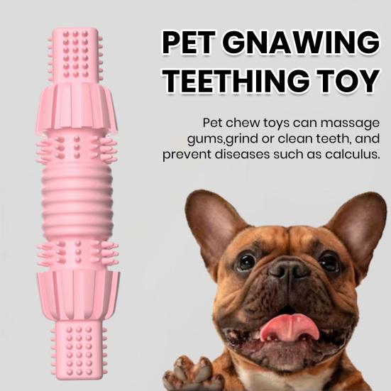 Bite Resistant Dog Chew Toy Stress Relief Release Energy Interactive Teeth Cleaning Puppy Toy for Aggressive Chewers Small Medium Breed