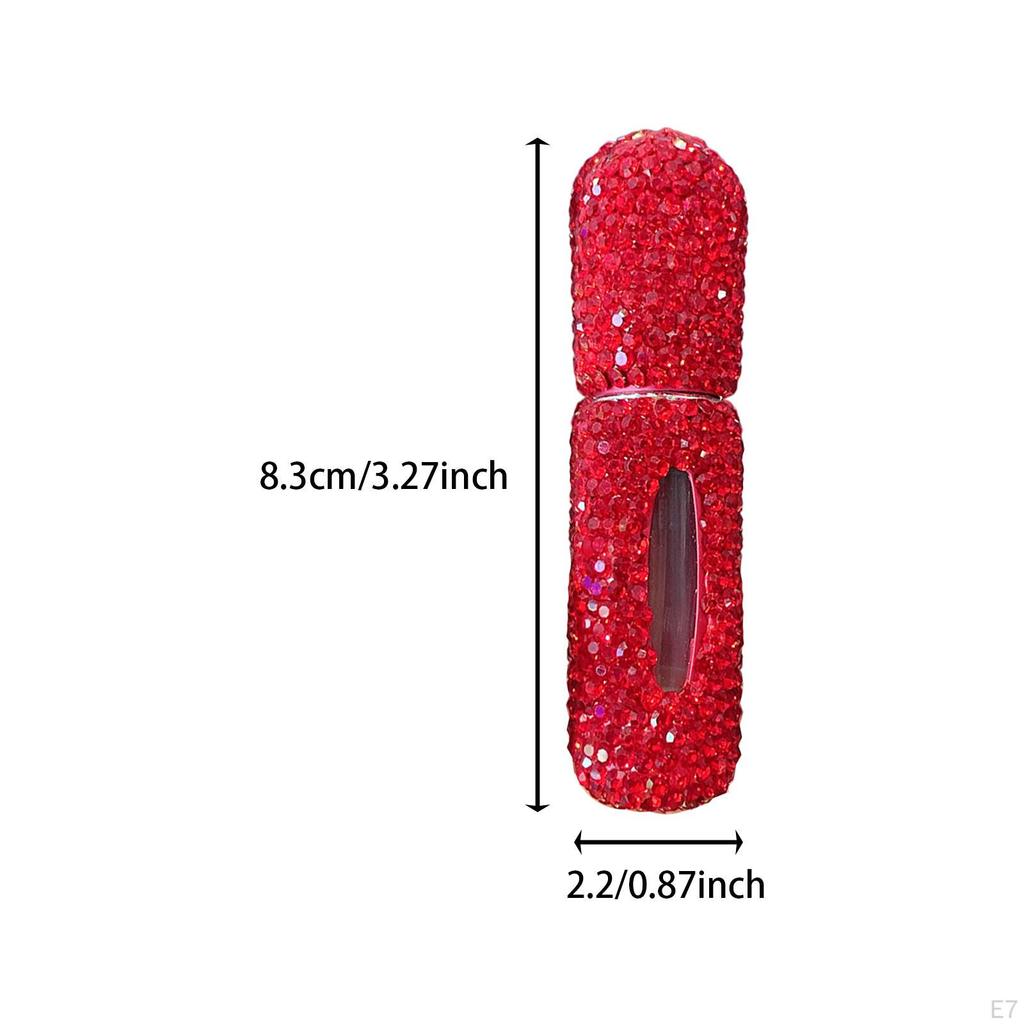 Флакон для духов Bling, мелкодисперсный распылитель эфирного масла, дорожный, 5 мл, портативный, пустой, стеклянный